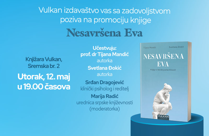 Pozivamo vas na promociju knjige Nesavršena Eva