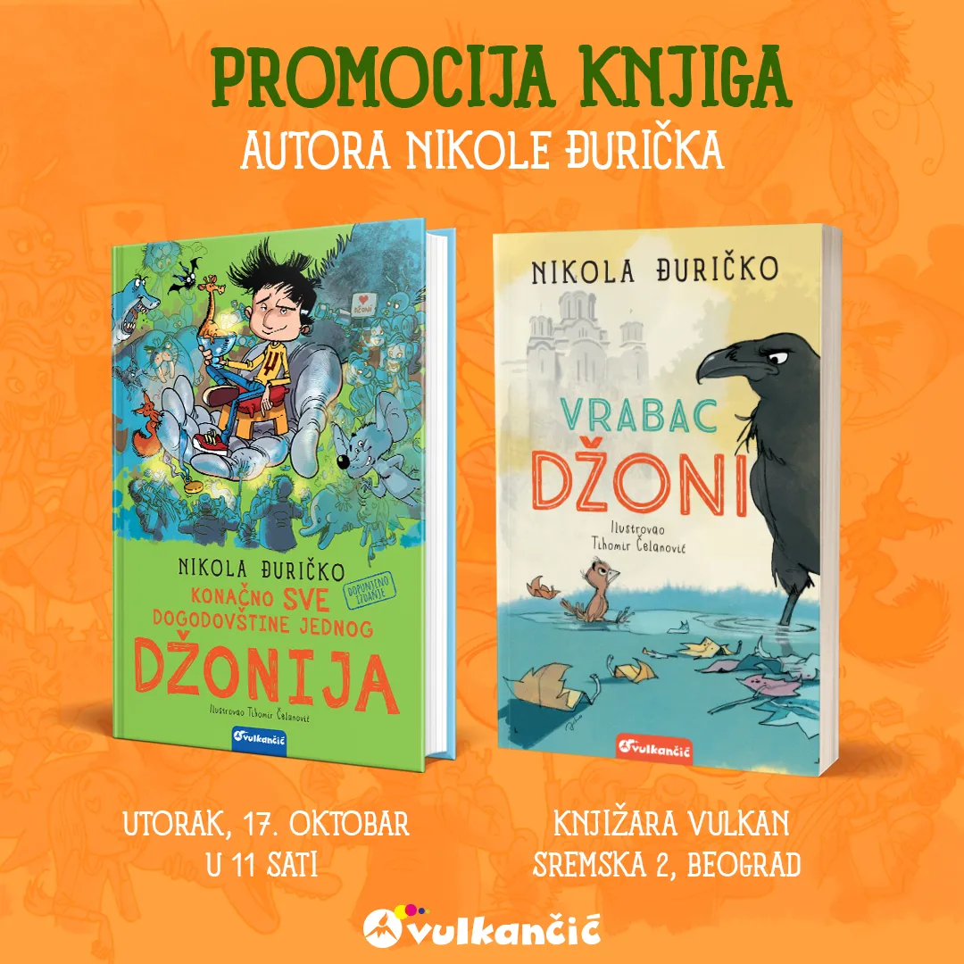 Promocija knjiga Nikole Đurička na Vulkanovom sajmu knjiga