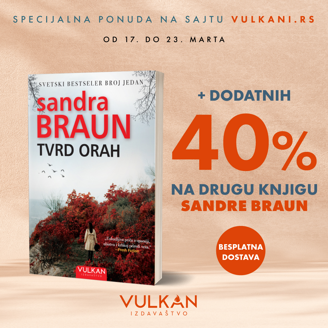 Specijalna pogodnost uz kupovinu nove knjige Sandre Braun!