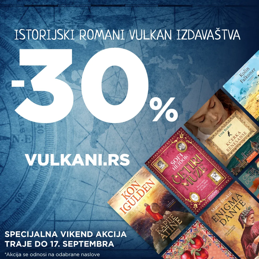 Vulkanovi istorijski romani na specijalnoj vikend akciji