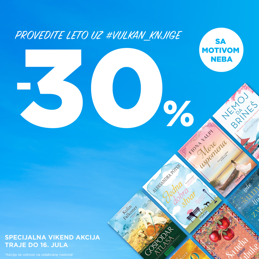 Specijalna vikend akcija: Provedite leto uz Vulkan knjige sa motivom neba