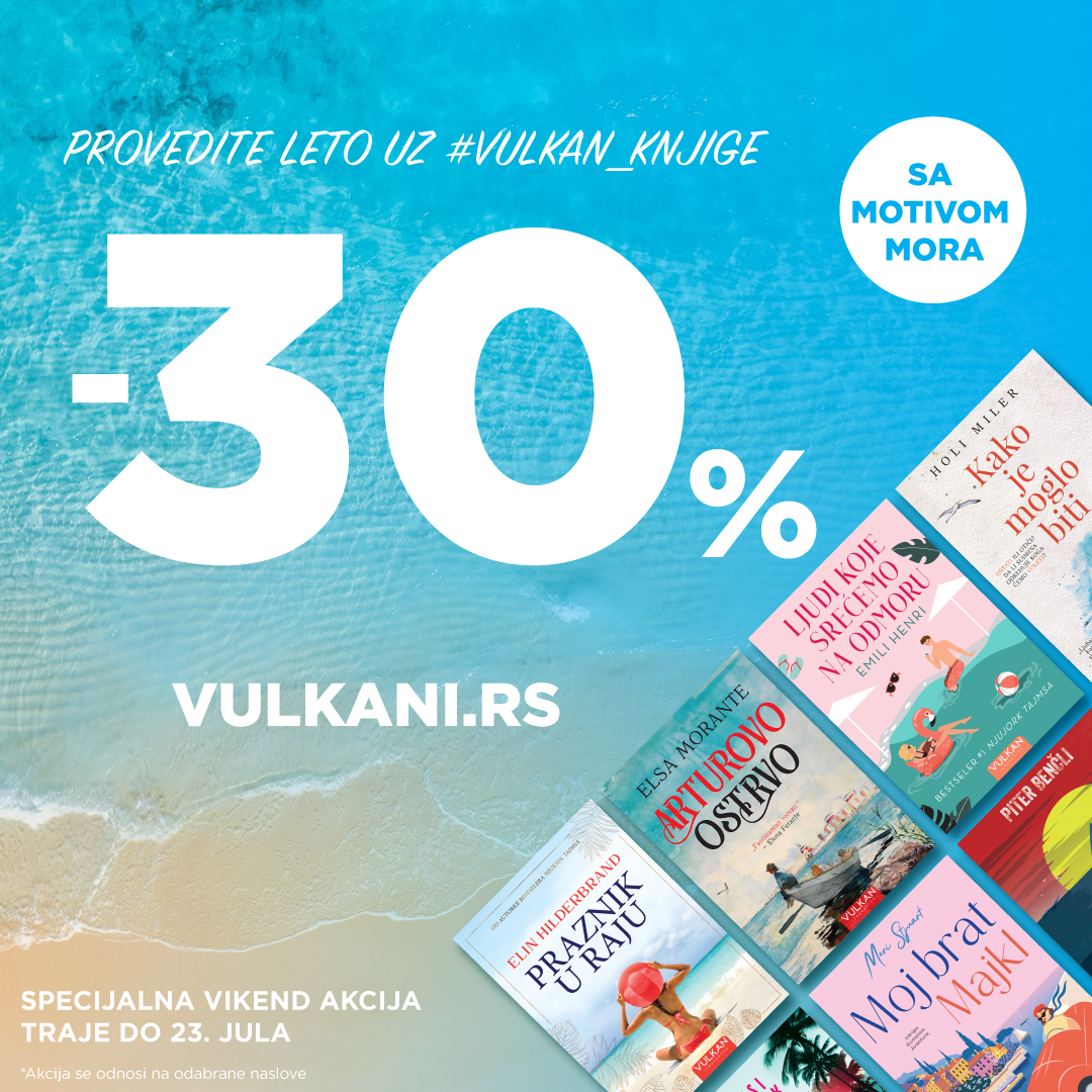 Specijalna vikend akcija: Provedite leto uz Vulkan knjige sa motivom mora