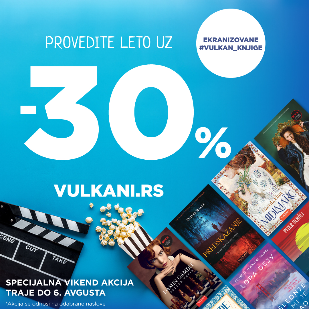 Specijalna vikend akcija: Provedite leto uz ekranizovane Vulkan knjige