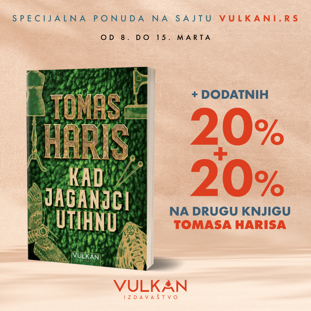 Posebna pogodnost uz kupovinu nove knjige Tomasa Harisa