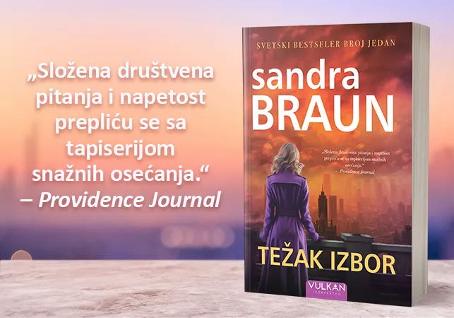 Ljubavni triler „Težak izbor“ Sandre Braun uskoro u prodaji