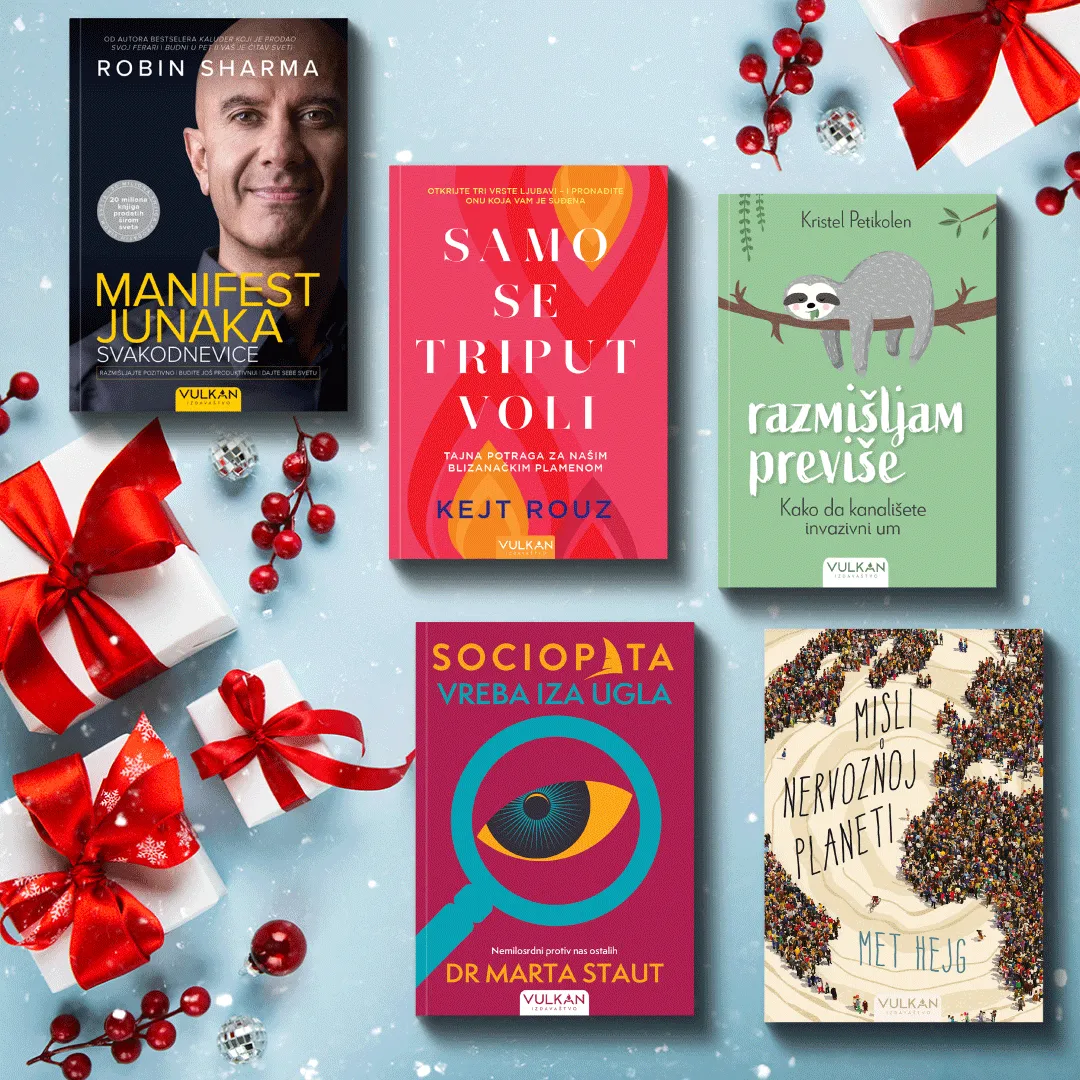 Vulkanovih TOP 5 naslova popularne psihologije
