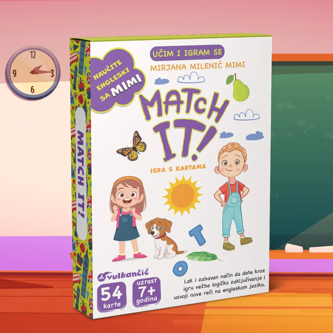 Nove edukativne karte Mirjane Milenić – „Učim i igram se: Match It“ uskoro u prodaji