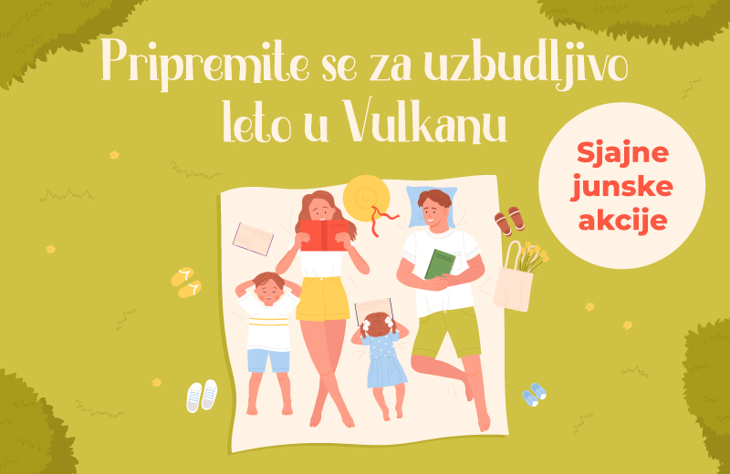 Jun u znaku knjige: „Vulkan izdavaštvo“ priprema za vas mesec pun iznenađenja i popusta!