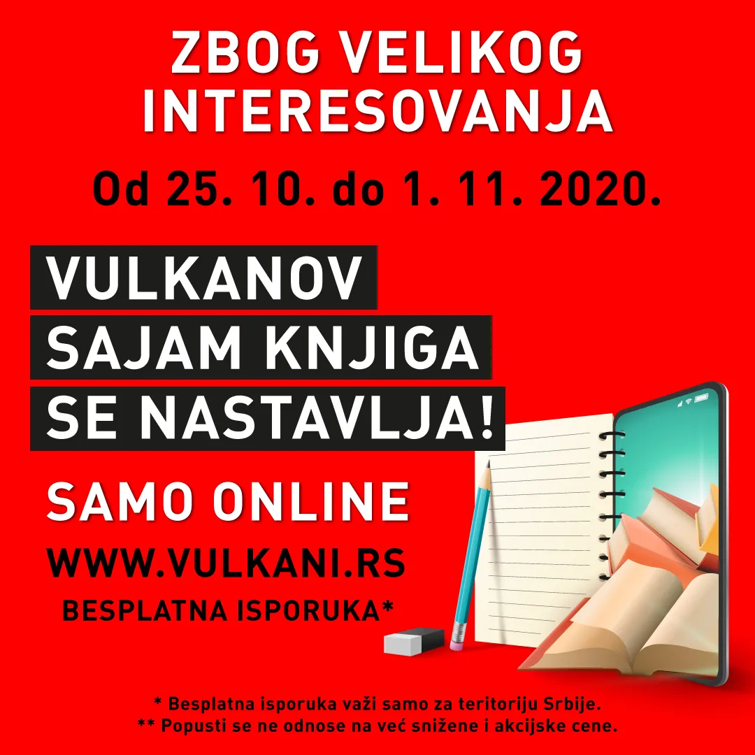 VULKANOV SAJAM KNJIGA SE NASTAVLJA!
