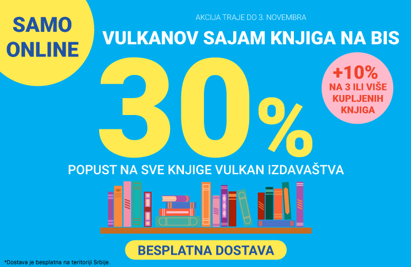 Vulkanov sajam knjiga na bis – samo onlajn