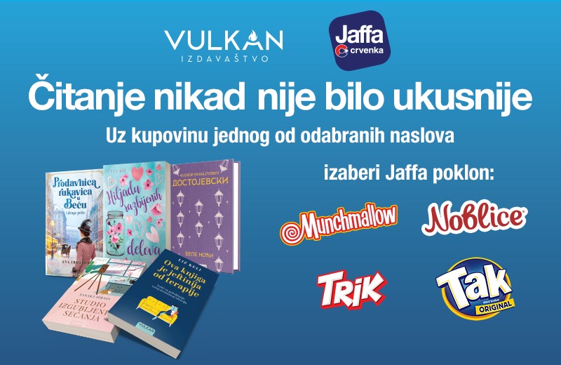 Izaberi svoj Jaffa poklon uz jedan od naslova Vulkan izdavaštva