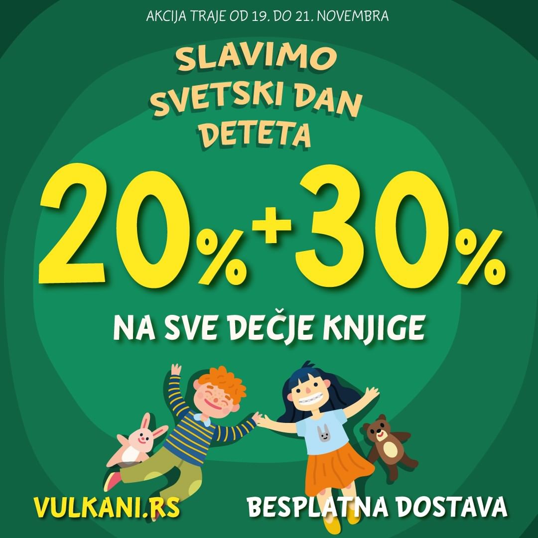 Omiljeni Vulkančić naslovi na sjaјnom popustu povodom Svetskog dana deteta