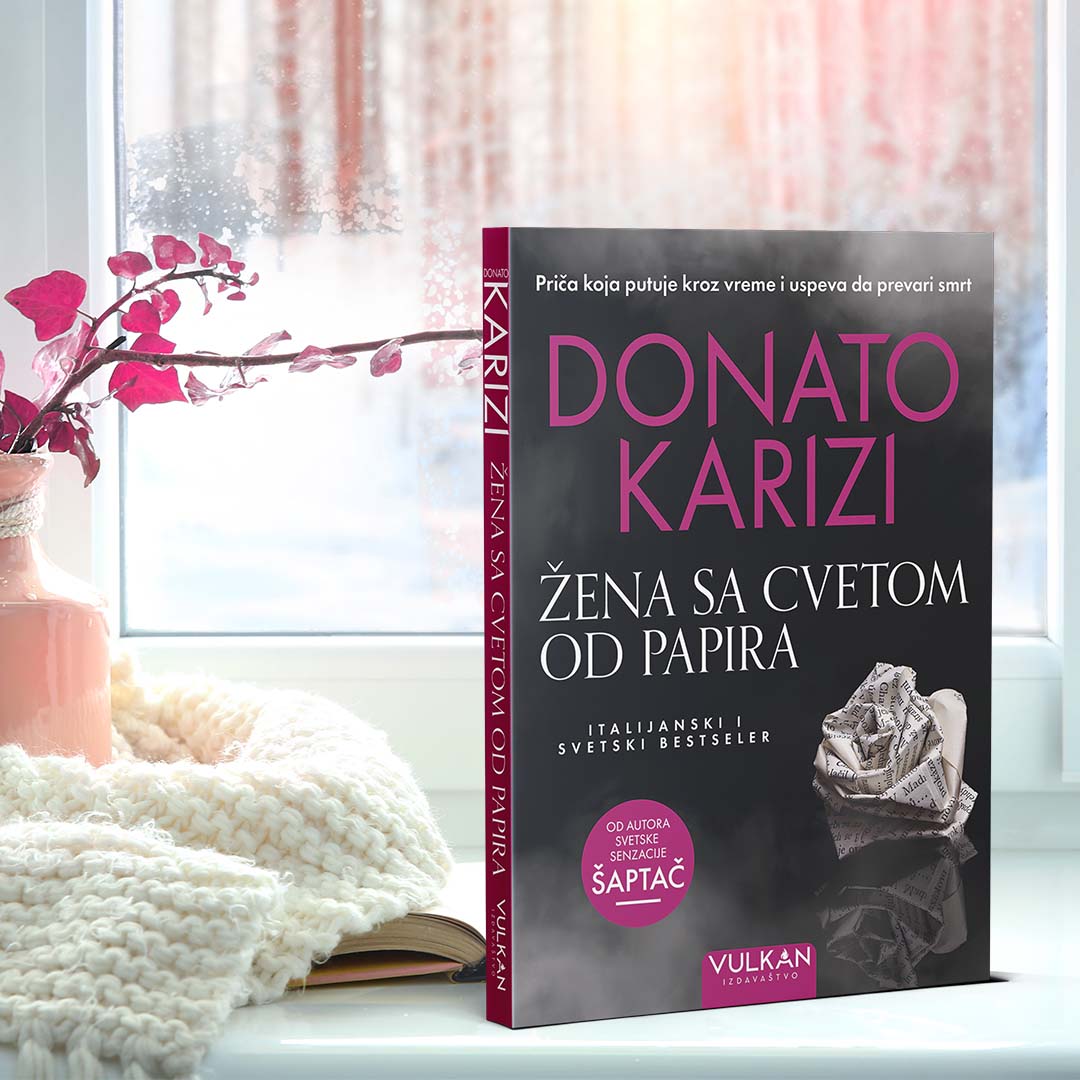 Istorijski roman i triler pun misterije: „Žena sa cvetom od papira“ Donata Karizija je u prodaji!