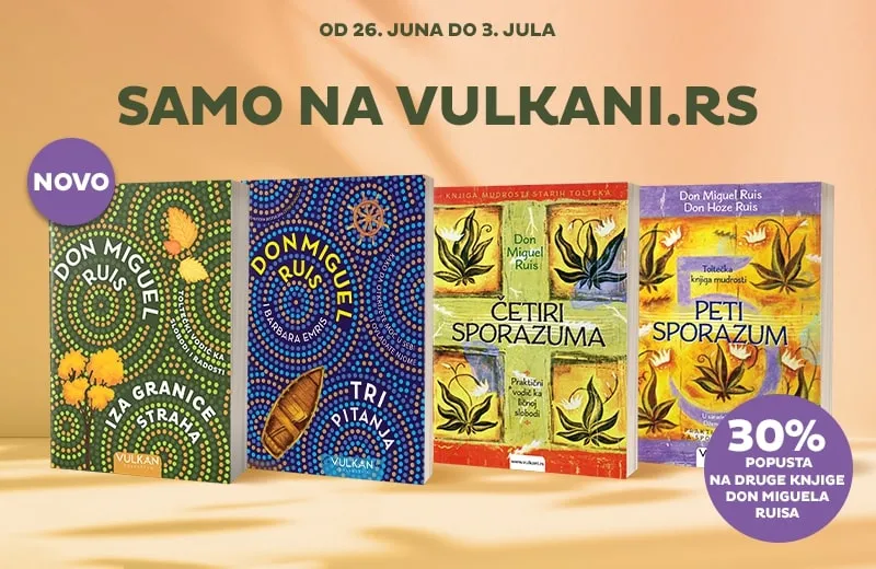 Specijalna akcija povodom objavljivanja nove knjige don Miguela Ruisa „Iza granice straha“