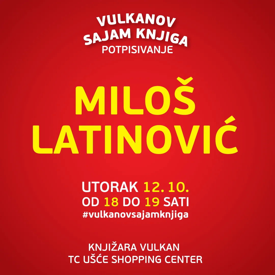 Potpisivanje knjiga Miloša Latinovića