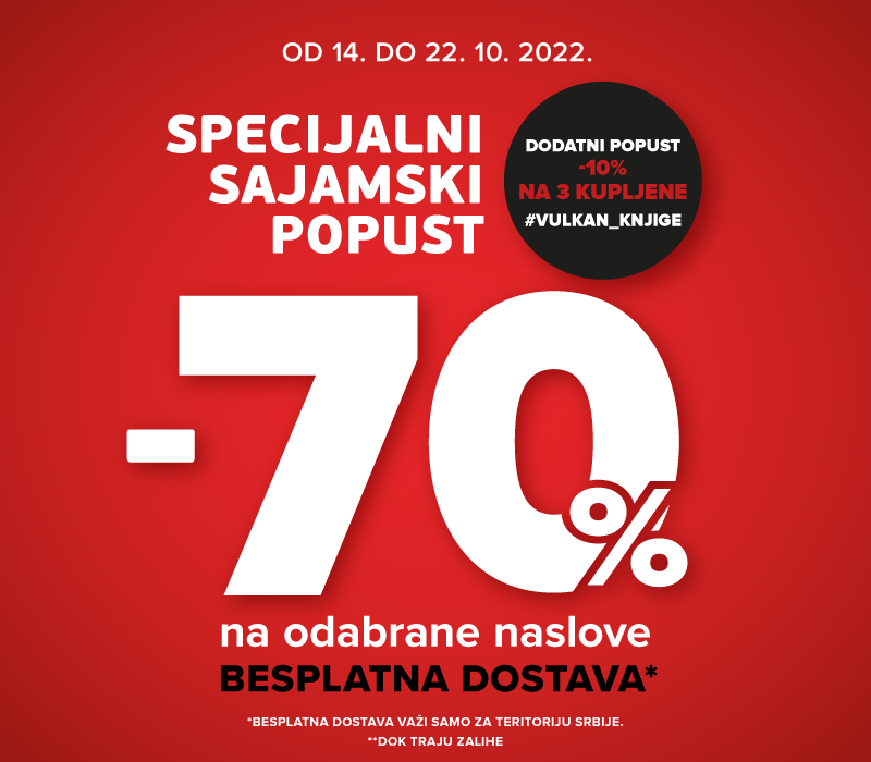 SPECIJALNI SAJAMSKI POPUST  -70% NA ODABRANE NASLOVE