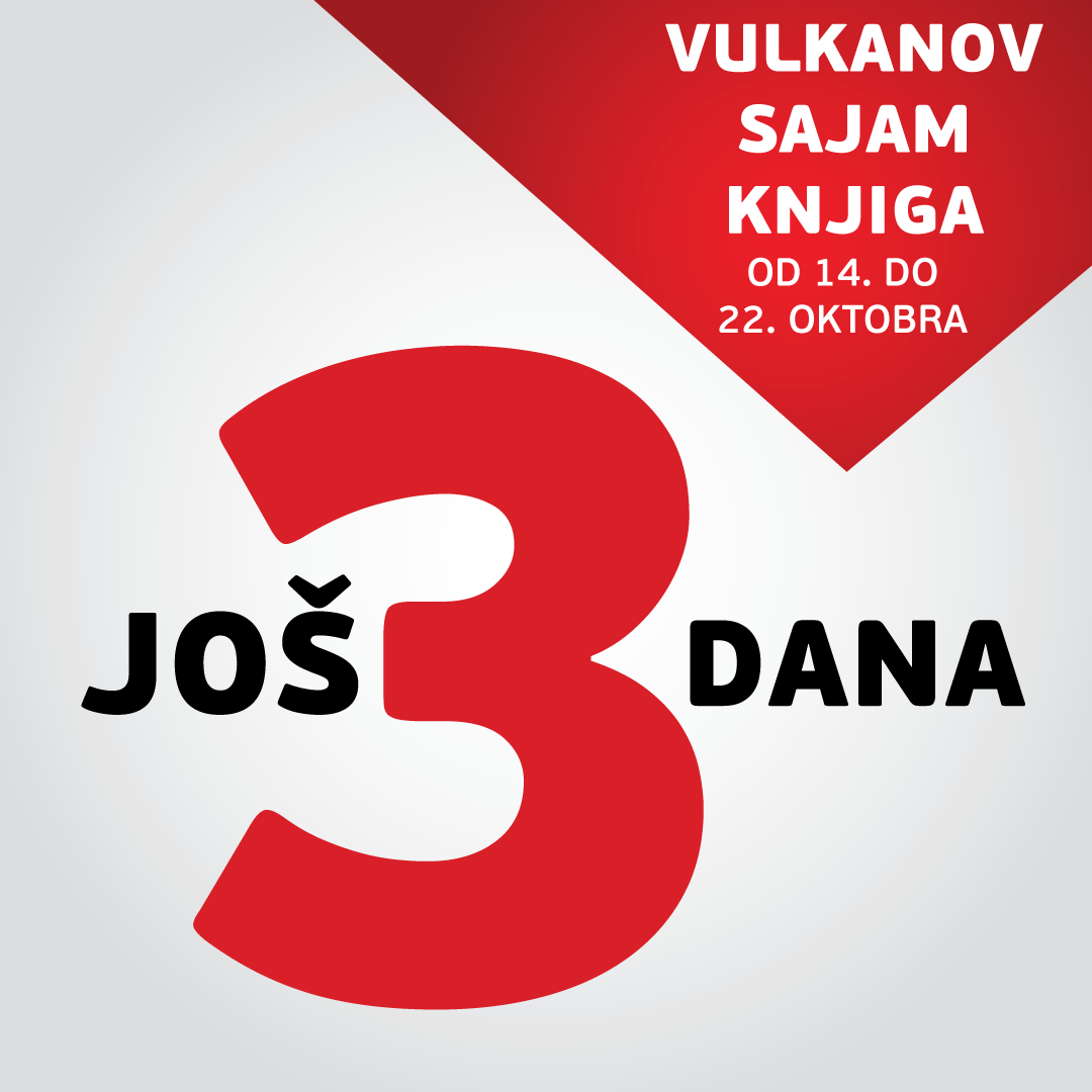 Još samo tri dana do kraja Vulkanovog sajma knjiga