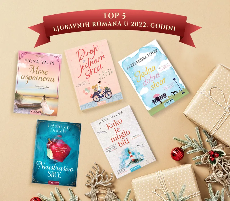 Vulkanovih TOP 5 ljubavnih romana iz 2022. godine
