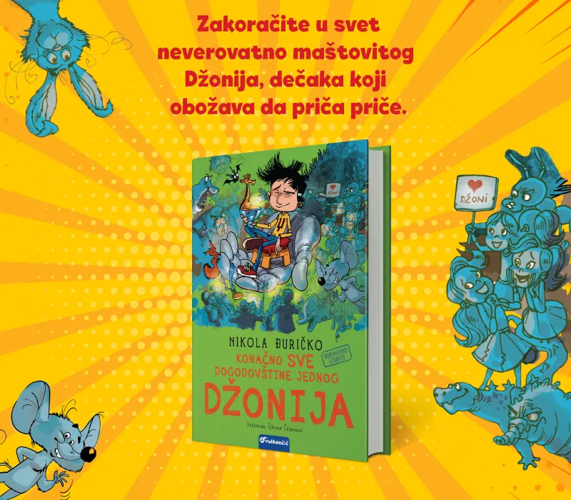 Nova zbirka priča Nikole Đurička „Konačno sve dogodovštine jednog Džonija“ u prodaji