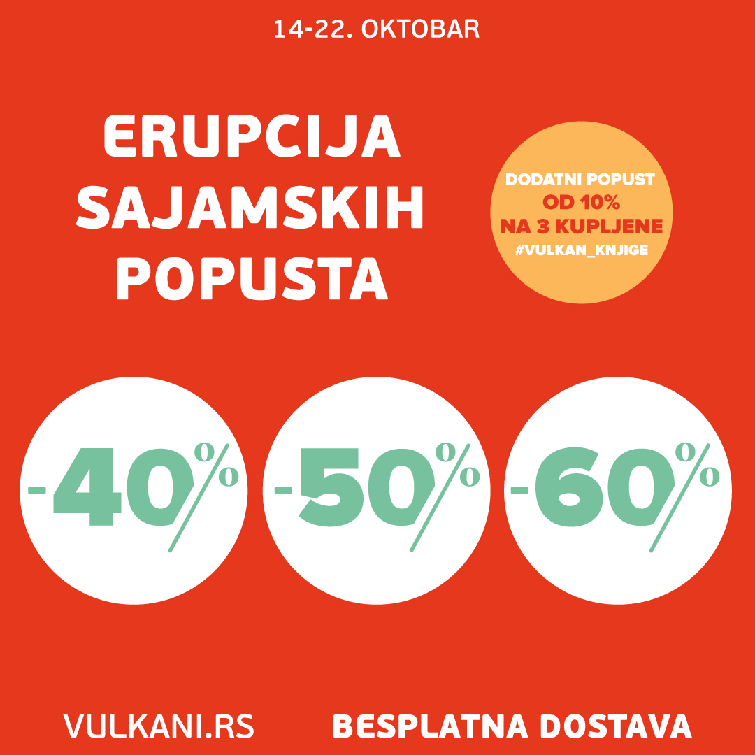 Erupcija sajamskih popusta 40%, 50% i 60% na odabrana izdanja