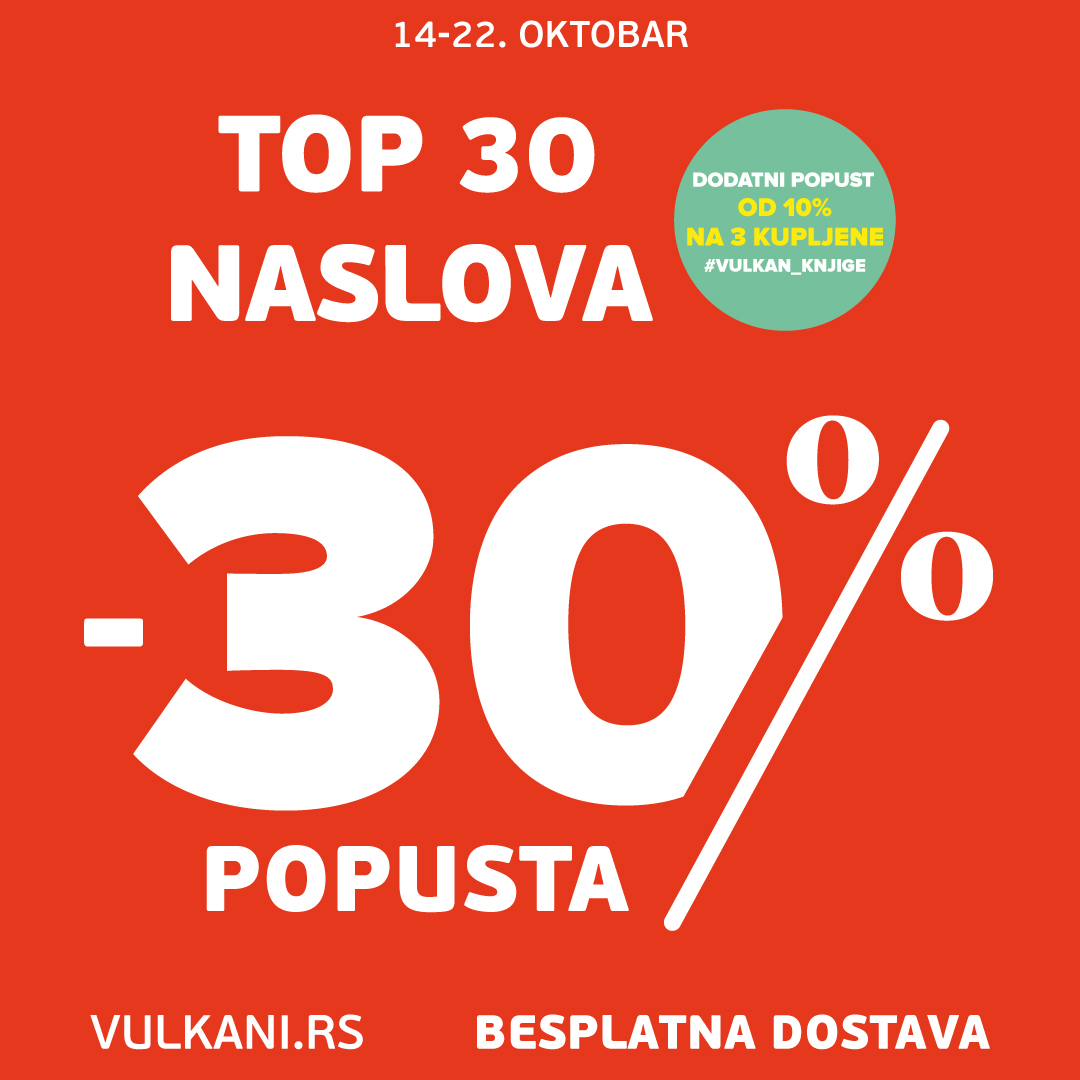 TOP 30 Vulkanovih naslova na popustu od 30%