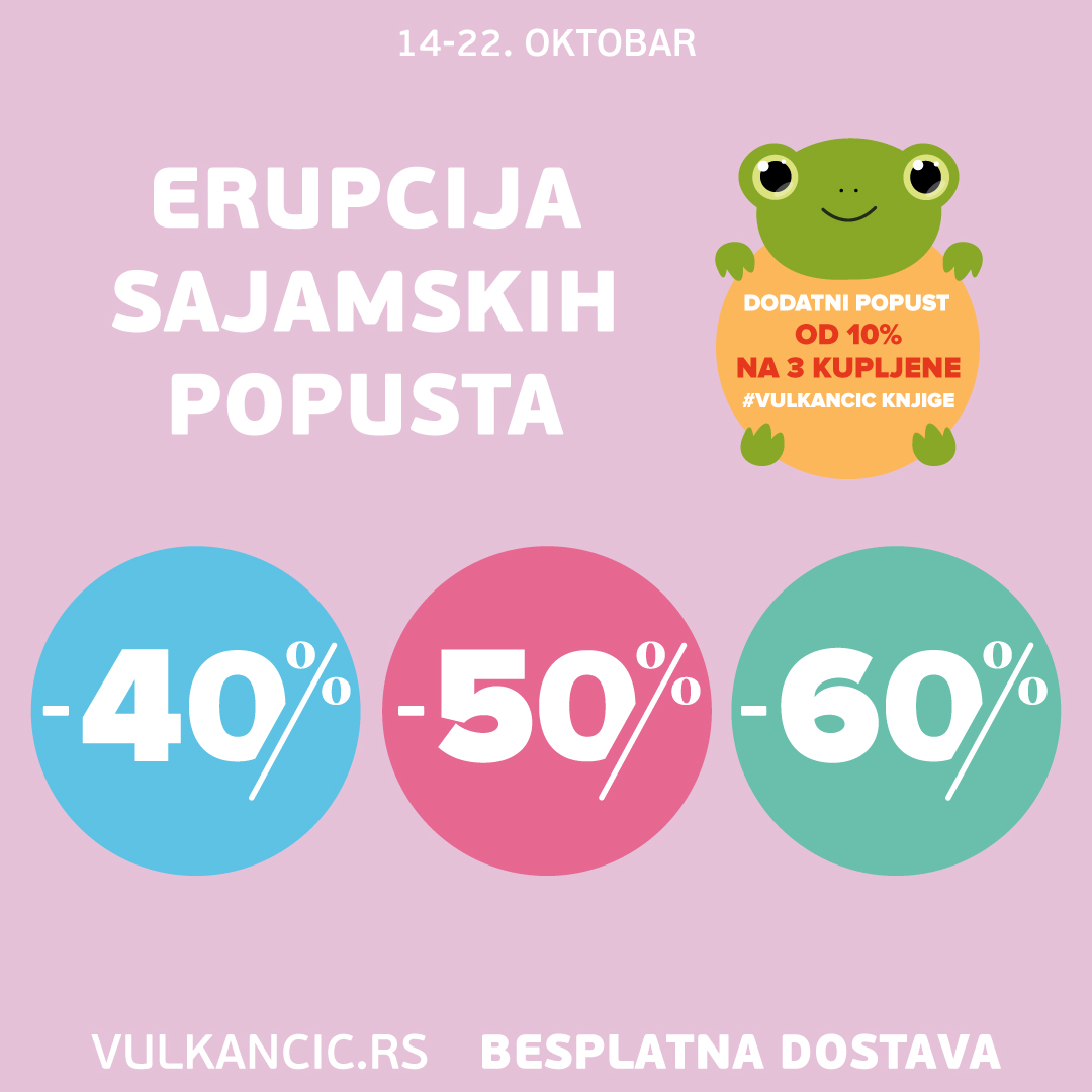 Erupcija sajamskih popusta 40%, 50% i 60% na odabrana dečja izdanja