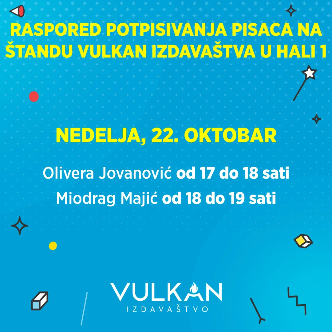 Olivera Jovanović i Miodrag Majić potpisuju knjige na Beogradskom sajmu
