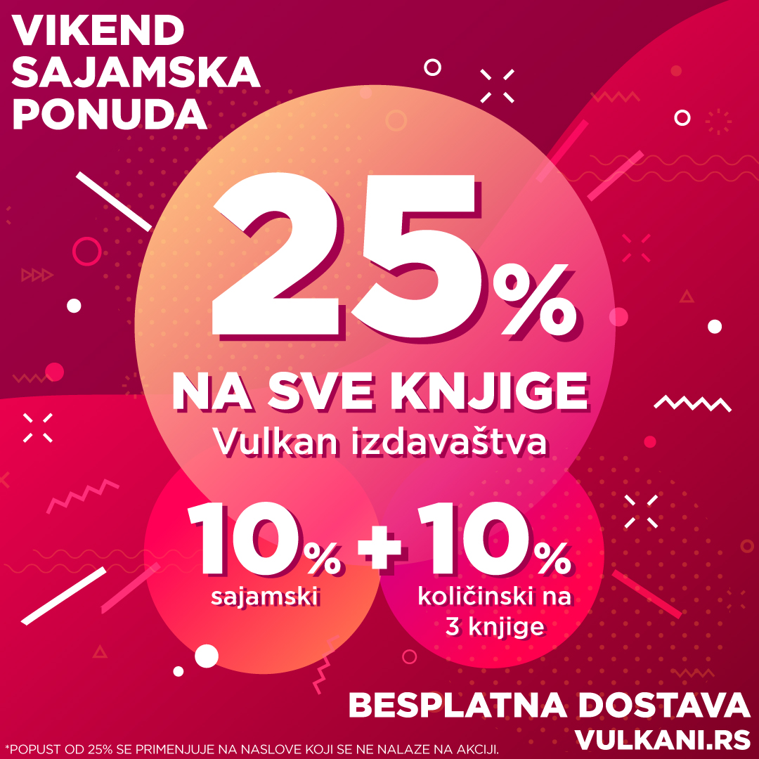 Velika vikend akcija: Finale Vulkanovog sajma knjiga