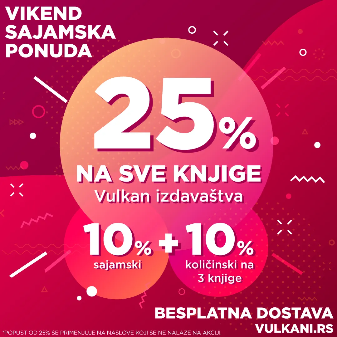 Velika vikend akcija: Finale Vulkanovog sajma knjiga