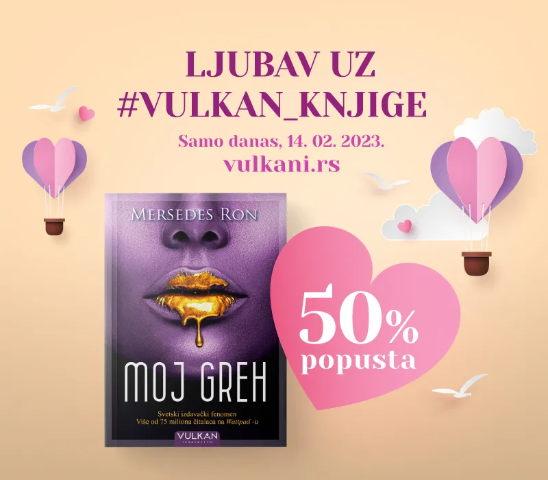„Moj greh“ pobednik glasanja LJUBAV UZ #VULKAN KNJIGE