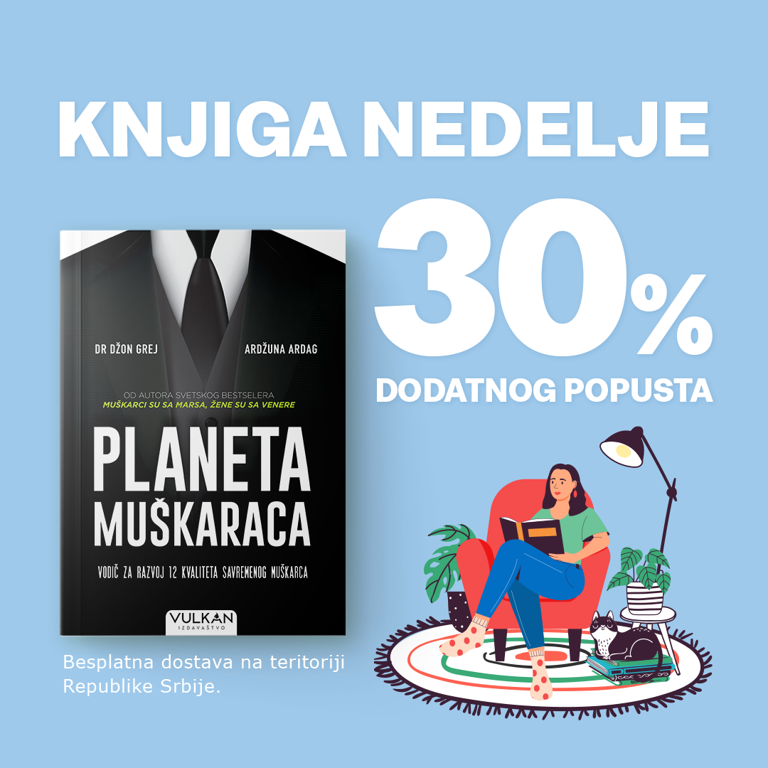 „Planeta muškaraca“ Džona Greja – knjiga nedelje Vulkan izdavaštva