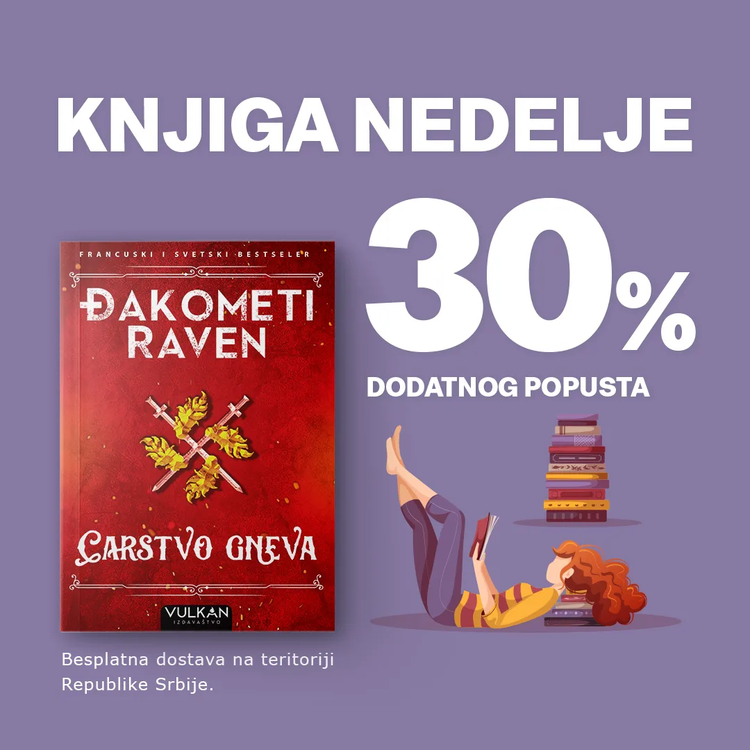 Francuski i svetski bestseler „Carstvo gneva“ – knjiga nedelje Vulkan izdavaštva