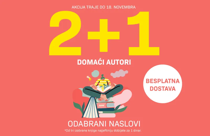 Fantastična 2 + 1 Vulkan akcija za ljubitelje domaće književnosti