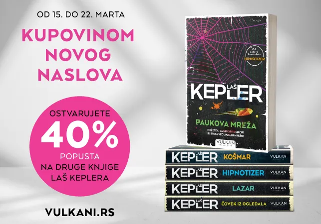 Vrhunski trileri Laša Keplera na fantastičnom popustu od 40%