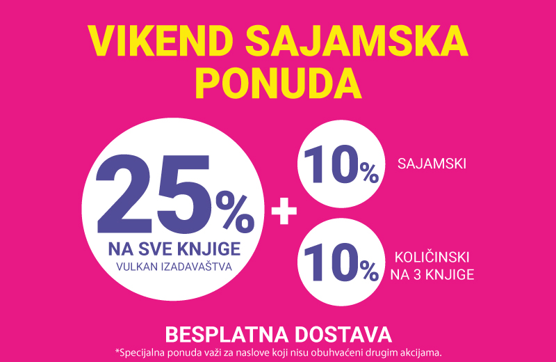 Sva izdanja Vulkan izdavaštva na specijalnoj sajamskoj onlajn-akciji