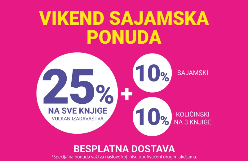 Sva izdanja Vulkan izdavaštva na specijalnoj sajamskoj onlajn-akciji