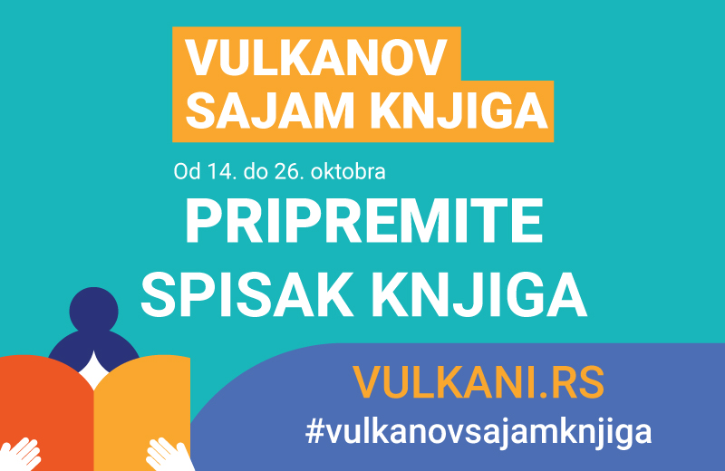 Odbrojavanje do Vulkanovog sajma knjiga je počelo!