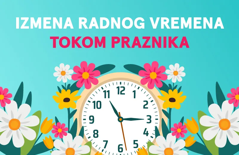 Izmena radnog vremena tokom praznika