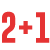 AKCIJA 2 + 1