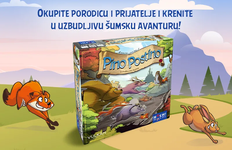 Sjajne novosti iz Vulkana: Igra „Pino Postino: Uzbudljiva trka životinja“ u prodaji
