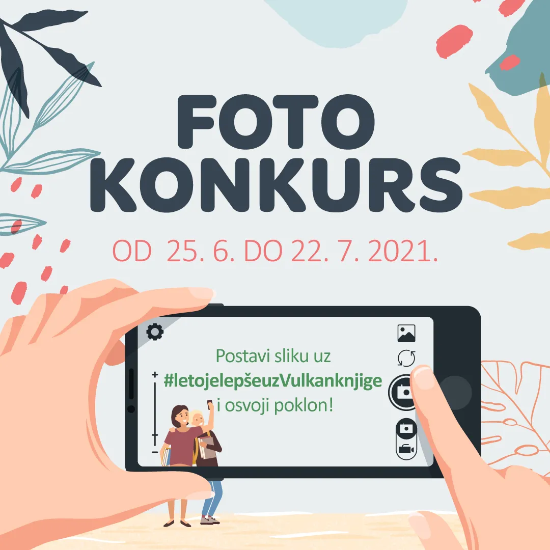 Instagram foto-konkurs Leto je lepše uz Vulkan knjige