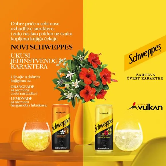Vulkan izdavaštvo i Schweppes letnja poklon-akcija!