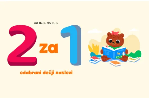 Dve knjige po ceni jedne: Više od 100 naslova za mališane