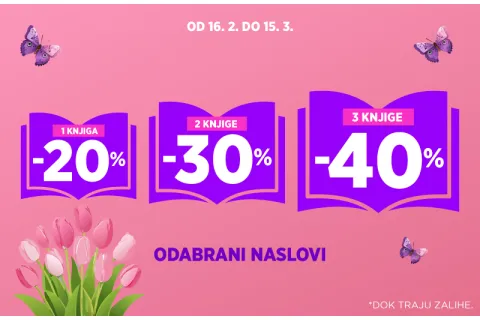 Velika prolećna akcija Vulkan izdavaštva: bestseleri koje ne želite da propustite