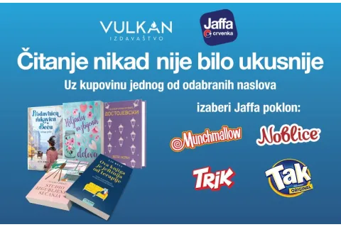 Izaberi svoj Jaffa poklon uz jedan od naslova Vulkan izdavaštva