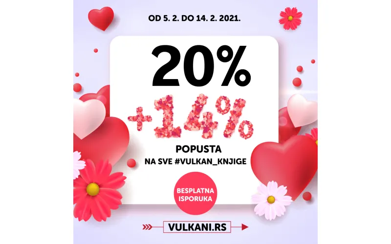 Akcija povodom Dana zaljubljenih: Knjiga je najlepši poklon!
