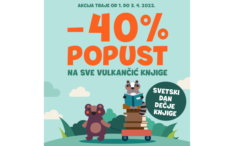 Na Svetski dan dečje knjige sjajni popusti u Vulkančiću