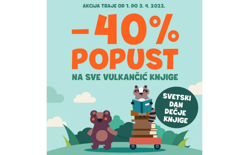 Na Svetski dan dečje knjige sjajni popusti u Vulkančiću