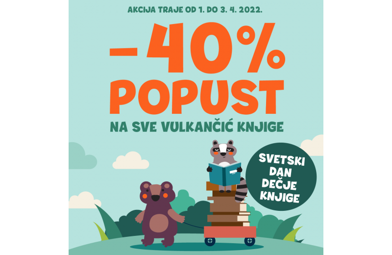 Na Svetski dan dečje knjige sjajni popusti u Vulkančiću