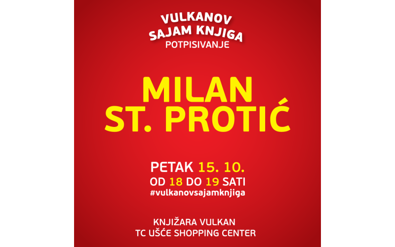 Potpisivanje knjiga Milana St. Protića